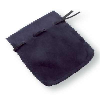 Picture of VELVET DRAWSTRING PRESENTATION POUCH in Blue