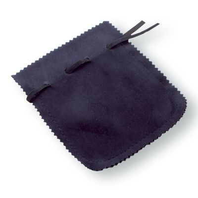 Picture of VELVET DRAWSTRING PRESENTATION POUCH in Blue.