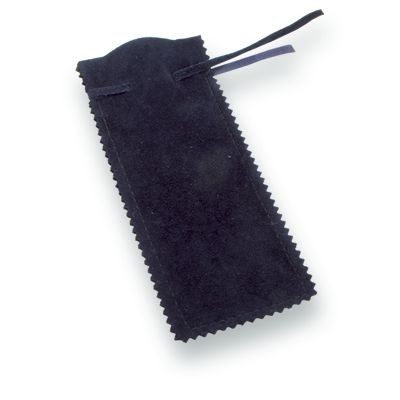 Picture of VELVET DRAWSTRING PRESENTATION POUCH in Blue.