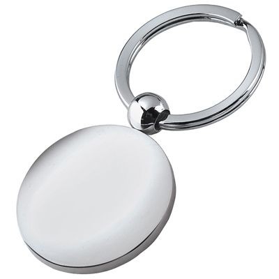 Picture of LARGE ROUND POLISHED METAL KEYRING