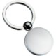 Picture of ROUND BALL SILVER METAL KEYRING