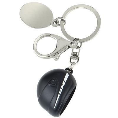 Picture of LARGE MOTOR BICYCLE HELMET KEYRING in Black