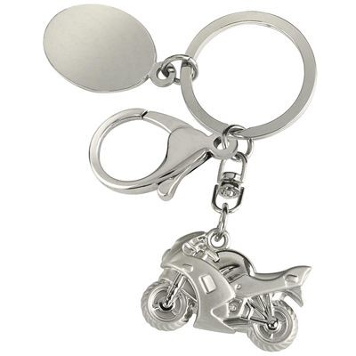 Picture of MOTORCYCLE SILVER METAL KEYRING