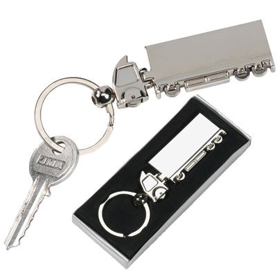 Picture of LORRY TRUCK SILVER METAL KEYRING