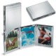 Picture of SILVER PLATED METAL TRIPLE PHOTO FRAME MOUNT