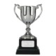 Picture of 5 INCH CAST SILVER METAL TROPHY AWARD CUP