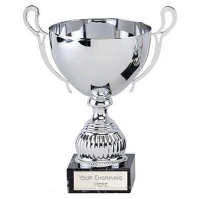 Picture of SILVER AWARD TROPHY CUP with Marble Base