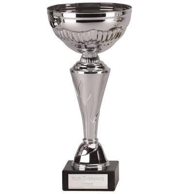 Picture of SILVER AWARD TROPHY CUP with Marble Base.