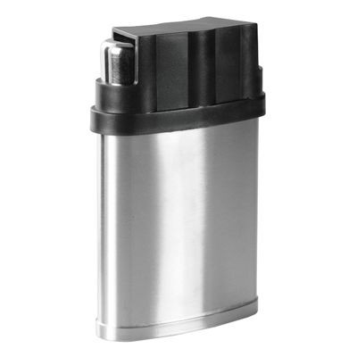 Picture of 7OZ SILVER STAINLESS STEEL METAL HIP FLASK with 3 Cup in Cover.