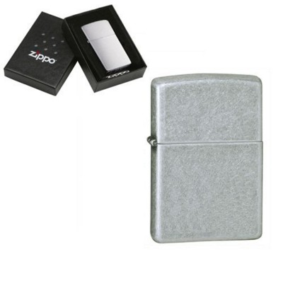 Picture of GENUINE ZIPPO LIGHTER in Antique Silver Plated Metal