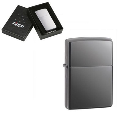 Picture of GENUINE ZIPPO LIGHTER in Black Ice Finish