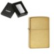 Picture of GENUINE ZIPPO LIGHTER in Brushed Brass Finish