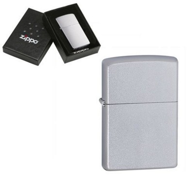 Picture of GENUINE ZIPPO LIGHTER in Satin Silver Chrome