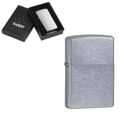 Picture of GENUINE ZIPPO LIGHTER in Street Silver Chrome