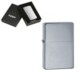 Picture of GENUINE ZIPPO LIGHTER in Vintage Brushed Silver Chrome Finish