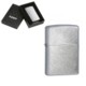 Picture of GENUINE ZIPPO LIGHTER in Silver Chrome Herringbone Sweep Brushed Finish