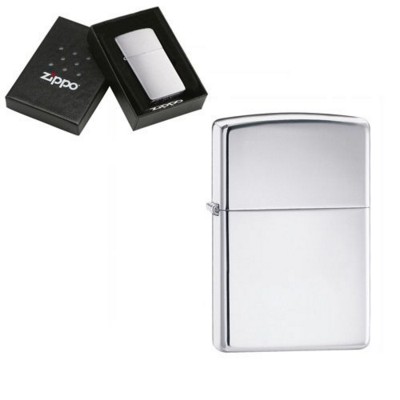 Excite Promotional Merchandise. GENUINE ZIPPO LIGHTER in Polished Silver Chrome