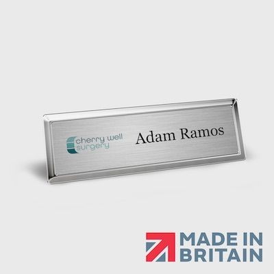 Picture of NAME BADGE METAL FRAME