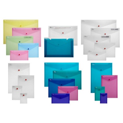 Picture of CUSTOM PRINTED SNOPAKE POLYFILE DOCUMENT WALLET