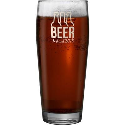 Picture of WILLI BECHER JUBILEE PINT BEER GLASS.