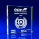 Picture of BESPOKE CRYSTAL SQUARE AWARD SIZES: 100 x 100 x 60mm