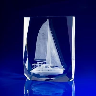Picture of CHAMONIX FACET CUT CRYSTAL AWARD