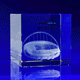 Picture of CRYSTAL CUBE AWARD AVAILABLE in 4 Sizes: 50mm