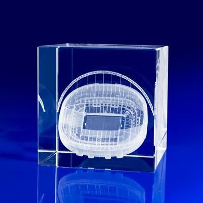 Picture of FOOTBALL CRYSTAL GLASS TROPHY GIFT IDEA.