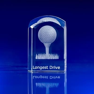 Picture of GOLF CRYSTAL GLASS GIFT IDEA