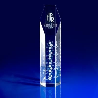 Picture of HEXAGON CRYSTAL GLASS AWARD.