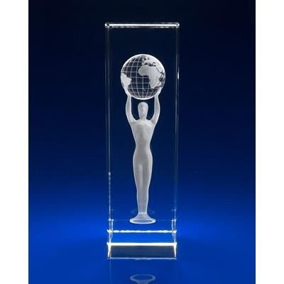 Picture of OSCAR STYLE CRYSTAL GLASS STATUE AWARD.