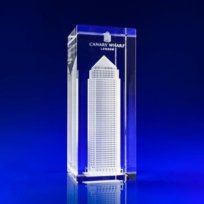 Picture of RECTANGLE TOWER CRYSTAL GLASS AWARD