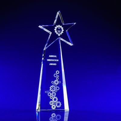 Picture of STAR AWARD in Crystal.