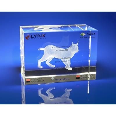 Picture of CRYSTAL GLASS TOMBSTONE AWARD