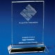 Picture of ICE CLEAR TRANSPARENT CRYSTAL GLASS AWARD SIZE: 185 x 165 x 60 Mm