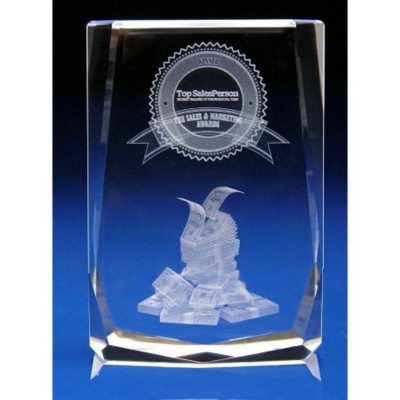 Picture of CRYSTAL GLASS RETAIL PAPERWEIGHT OR AWARD