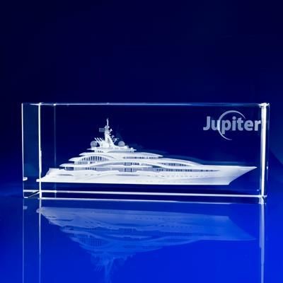 Picture of TRANSPORT AWARD OR PAPERWEIGHT GIFT IDEAS in Crystal.