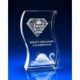 Picture of WAVE CRYSTAL GLASS AWARD OR TROPHY AWARD