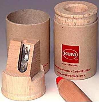 Picture of RECYCLED CARDBOARD PENCIL SHARPENER.