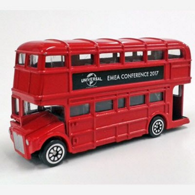 Picture of LONDON DOUBLE DECKER ROUTEMASTER BUS MODEL in Red.