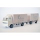 Picture of DELIVERY TRUCK & DRAWBAR TRAILER MODEL in White