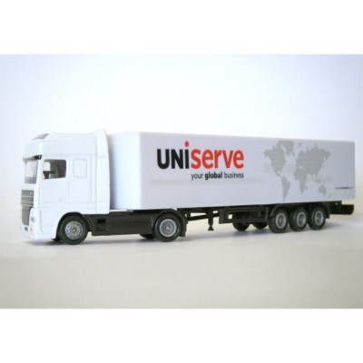 Picture of ARTICULATED TRUCK AND STANDARD TRAILER MODEL in White