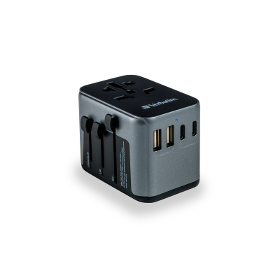 Picture of VERBATIM 4-PORT USB-C UNIVERSAL TRAVEL ADAPTER