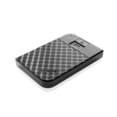 Picture of VERBATIM FINGERPRINT SECURE PORTABLE HARD DRIVE.