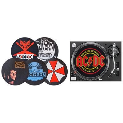 Picture of DJ TURNTABLE SLIPMAT in Black.