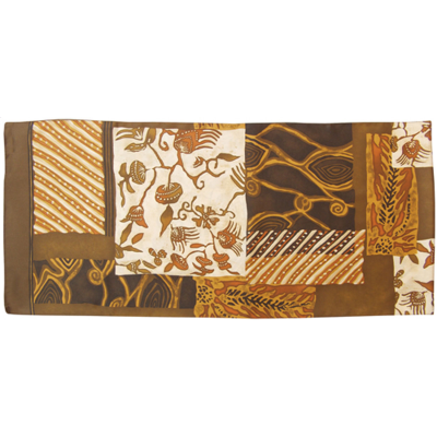 Picture of LADIES SCARF,RUSTY in Brown.