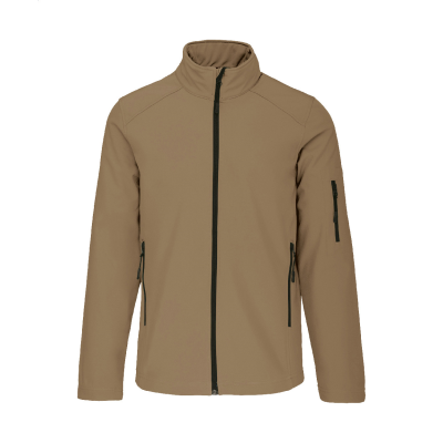 Picture of 3-LAYER SOFTSHELL JACKET in Brown