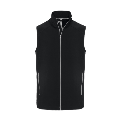 Picture of 2-LAYER SOFTSHELL BODYWARMER VEST in Black.