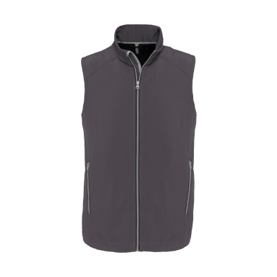 Picture of 2-LAYER SOFTSHELL BODYWARMER VEST in Dark Grey