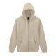 ZIP HOODED HOODY SWEATSHIRT in Natural image 2